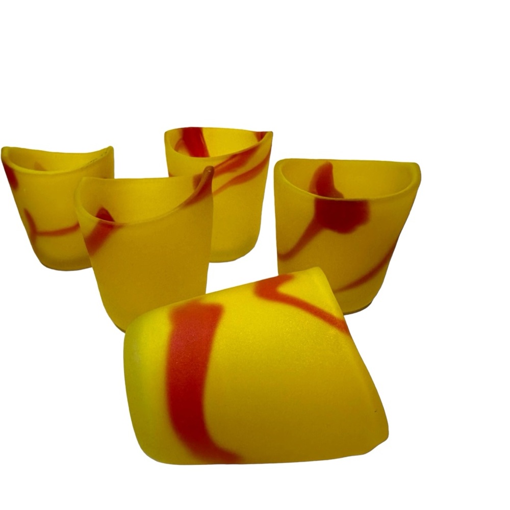 Funky Glass Votives (5)